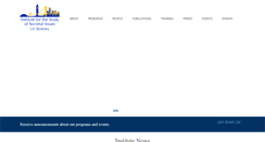 Desktop Screenshot of issi.berkeley.edu