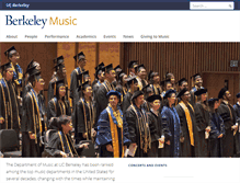 Tablet Screenshot of music.berkeley.edu
