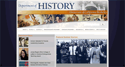 Desktop Screenshot of history.berkeley.edu