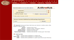 Desktop Screenshot of anthrohub.lib.berkeley.edu