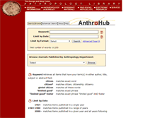 Tablet Screenshot of anthrohub.lib.berkeley.edu