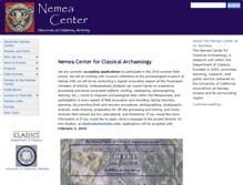 Tablet Screenshot of nemeacenter.berkeley.edu