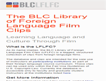 Tablet Screenshot of blcvideoclips.berkeley.edu