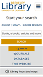 Mobile Screenshot of lib.berkeley.edu