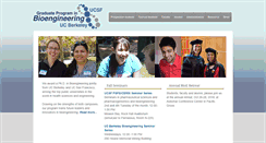 Desktop Screenshot of bioegrad.berkeley.edu