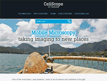 Tablet Screenshot of cellscope.berkeley.edu