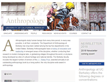 Tablet Screenshot of anthropology.berkeley.edu