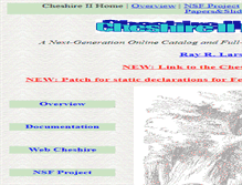 Tablet Screenshot of cheshire.berkeley.edu