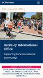 Mobile Screenshot of internationaloffice.berkeley.edu
