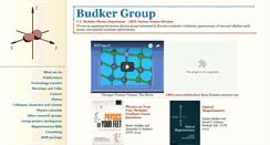 Desktop Screenshot of budker.berkeley.edu