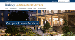 Desktop Screenshot of access.berkeley.edu