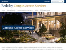 Tablet Screenshot of access.berkeley.edu