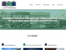 Tablet Screenshot of communityinnovation.berkeley.edu