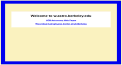Desktop Screenshot of chandra.berkeley.edu