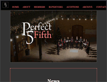 Tablet Screenshot of perfectfifth.berkeley.edu