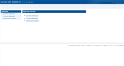Desktop Screenshot of gradadmit.berkeley.edu