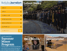 Tablet Screenshot of journalism.berkeley.edu