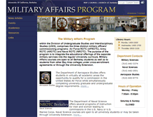 Tablet Screenshot of military.berkeley.edu
