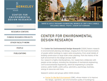 Tablet Screenshot of cedr.berkeley.edu