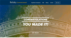 Desktop Screenshot of commencement.berkeley.edu
