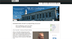 Desktop Screenshot of isie2011.berkeley.edu