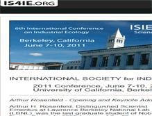 Tablet Screenshot of isie2011.berkeley.edu