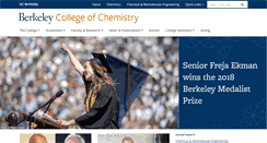 Desktop Screenshot of chemistry.berkeley.edu