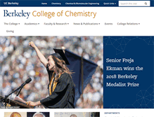Tablet Screenshot of chemistry.berkeley.edu