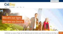 Desktop Screenshot of calday.berkeley.edu