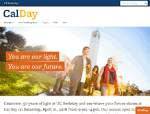 Tablet Screenshot of calday.berkeley.edu