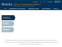 Tablet Screenshot of international.berkeley.edu