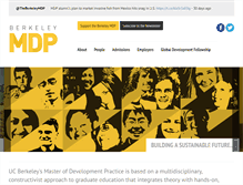 Tablet Screenshot of mdp.berkeley.edu