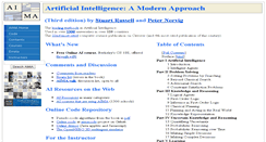 Desktop Screenshot of aima.eecs.berkeley.edu