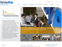 Tablet Screenshot of businessinnovation.berkeley.edu
