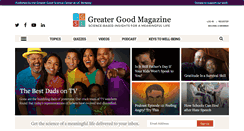 Desktop Screenshot of greatergood.berkeley.edu