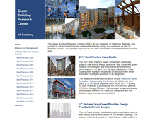 Tablet Screenshot of greenbuildings.berkeley.edu