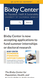 Mobile Screenshot of bixby.berkeley.edu