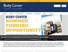 Tablet Screenshot of bixby.berkeley.edu