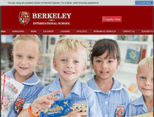 Tablet Screenshot of berkeley.ac.th