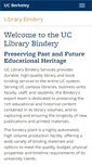 Mobile Screenshot of bindery.berkeley.edu