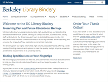 Tablet Screenshot of bindery.berkeley.edu