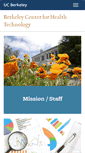 Mobile Screenshot of bcht.berkeley.edu