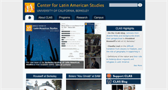 Desktop Screenshot of clas.berkeley.edu