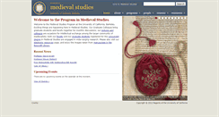 Desktop Screenshot of medieval.berkeley.edu