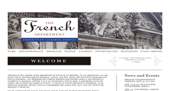 Desktop Screenshot of french.berkeley.edu