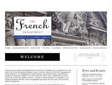 Tablet Screenshot of french.berkeley.edu