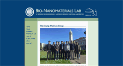 Desktop Screenshot of leelab.berkeley.edu