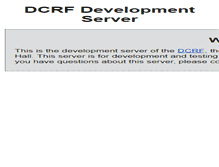 Tablet Screenshot of dcrf-dev.berkeley.edu