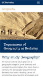Mobile Screenshot of geography.berkeley.edu