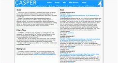 Desktop Screenshot of casper.berkeley.edu